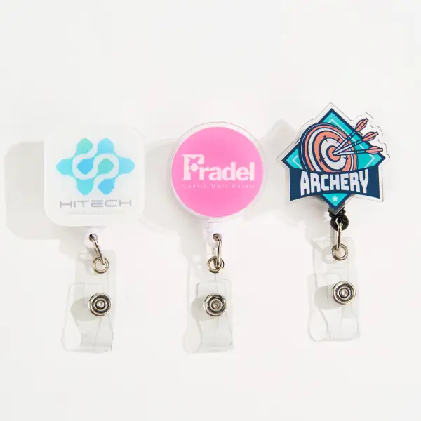Custom Shape Retractable Badge Reels