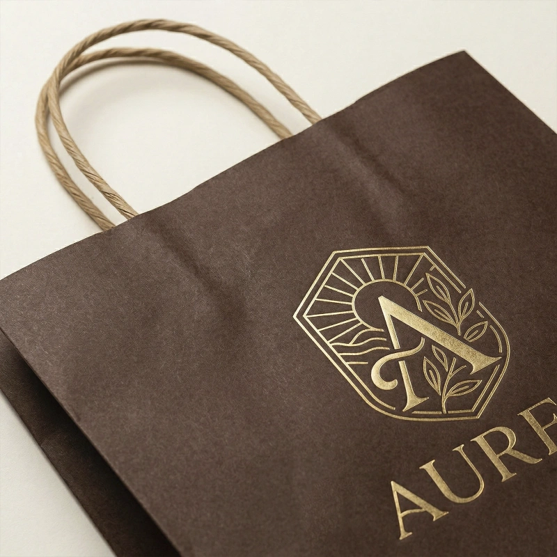 Custom Shopping Paper Bags with Handles