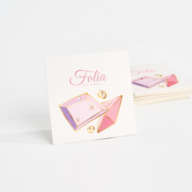 Custom Standard Earring Display Tags-SPU
