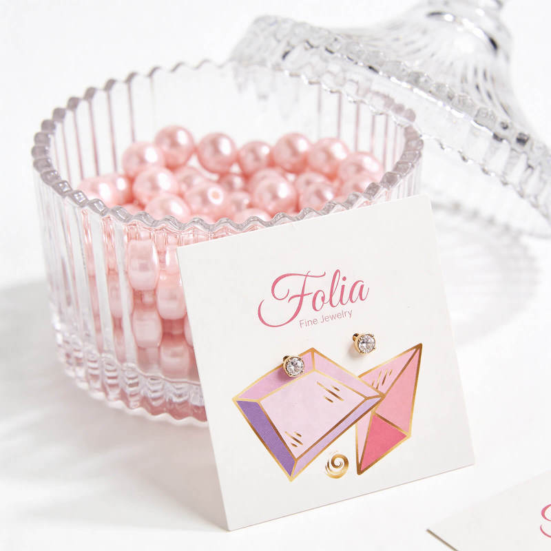 Custom Standard Earring Display Tags-SPU