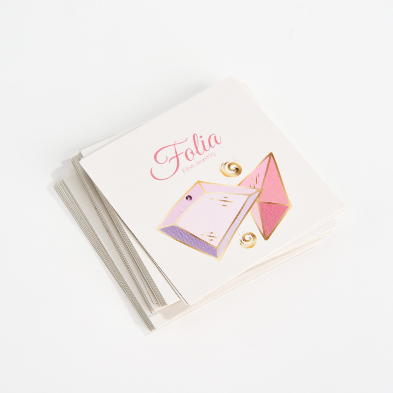 Custom Standard Earring Display Tags-SPU