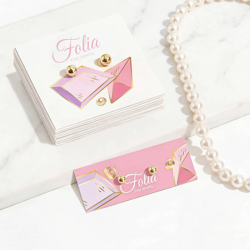 Custom Standard Earring Display Tags-SPU
