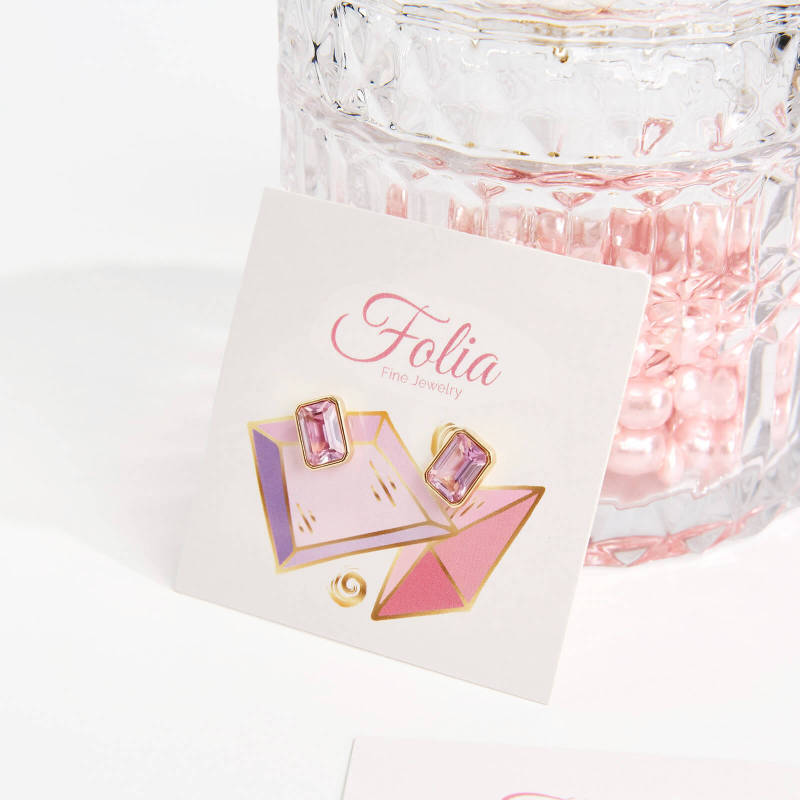 Custom Standard Earring Display Tags-SPU