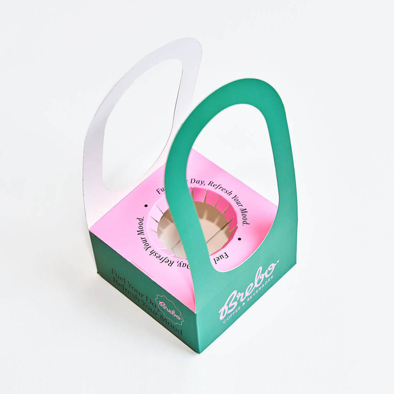 Custom Takeout Cup Carrier with Handle-SPU