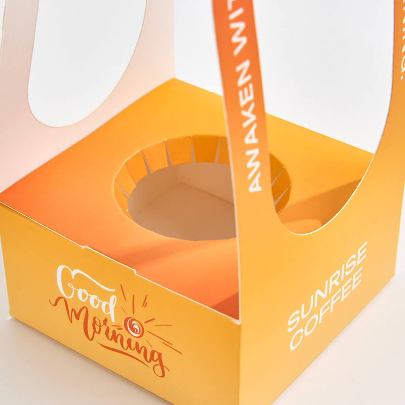 Custom Takeout Cup Carrier with Handle-SPU