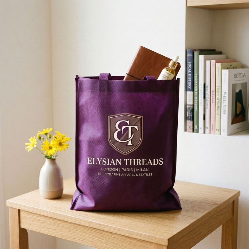 Custom Waterproof Reusable Grocery Tote Bags