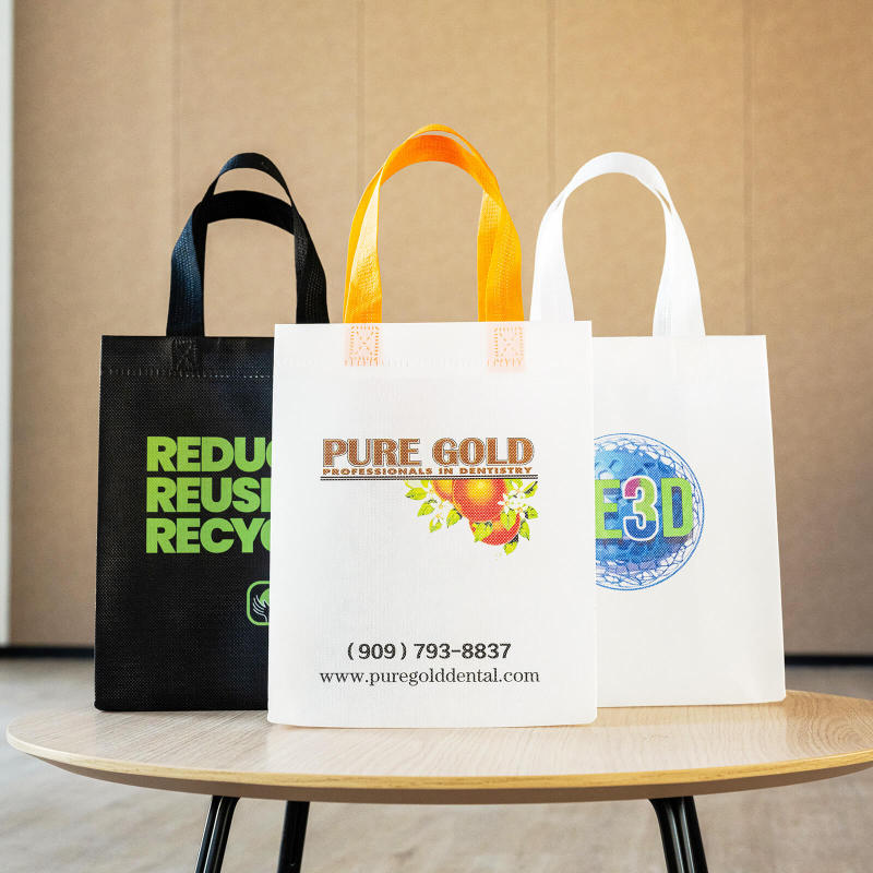 Custom Waterproof Reusable Grocery Tote Bags