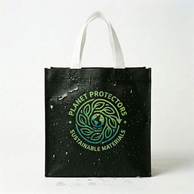 Custom Waterproof Reusable Grocery Tote Bags