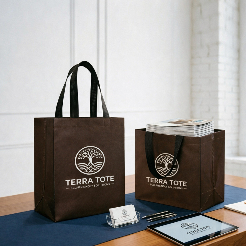 Custom Waterproof Reusable Grocery Tote Bags