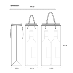 Custom Wine Bottle Gift Bags