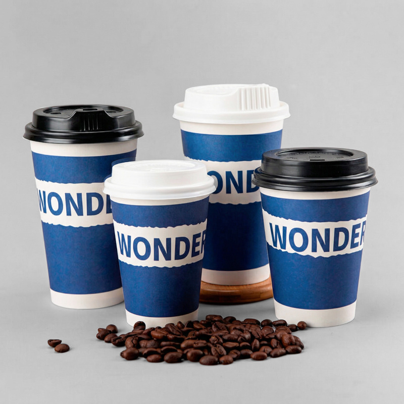Disposable lids for Paper Cups - 8/12/16 oz