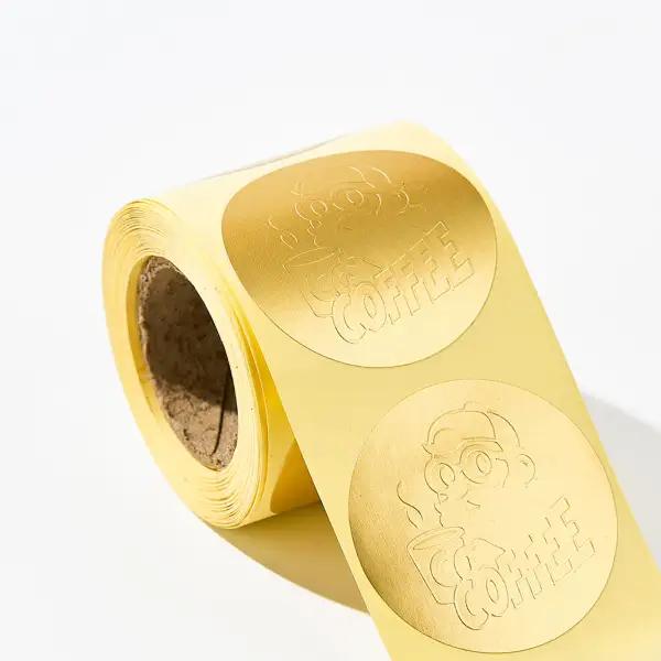 Embossed Foil Labels