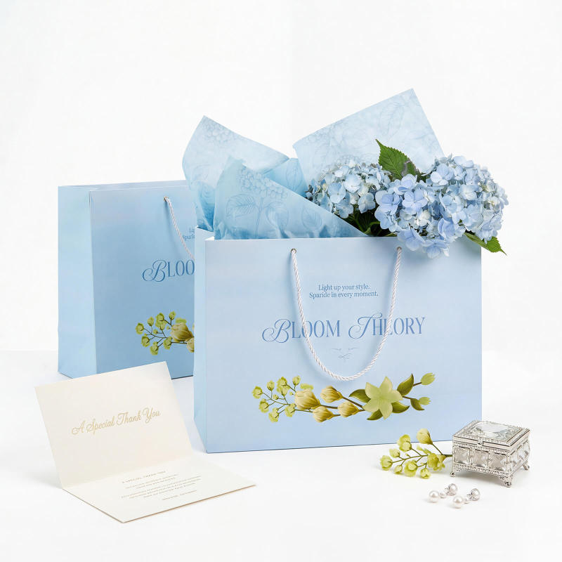Eyelet gift bags