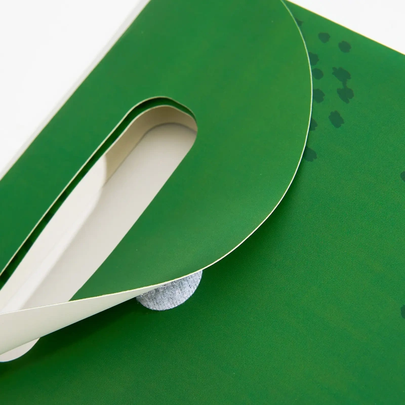 Flip-top gift bag
