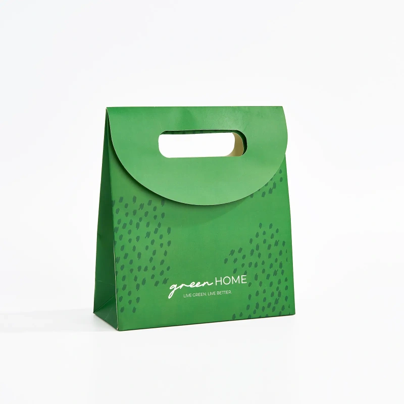 Flip-top gift bag