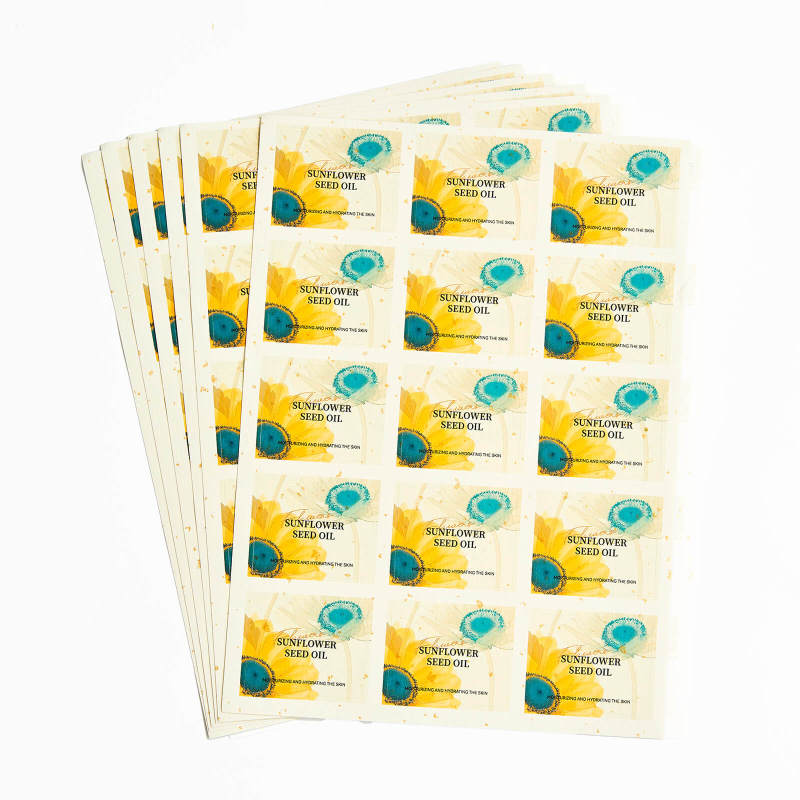 Gold Fleck Paper Label-SPU