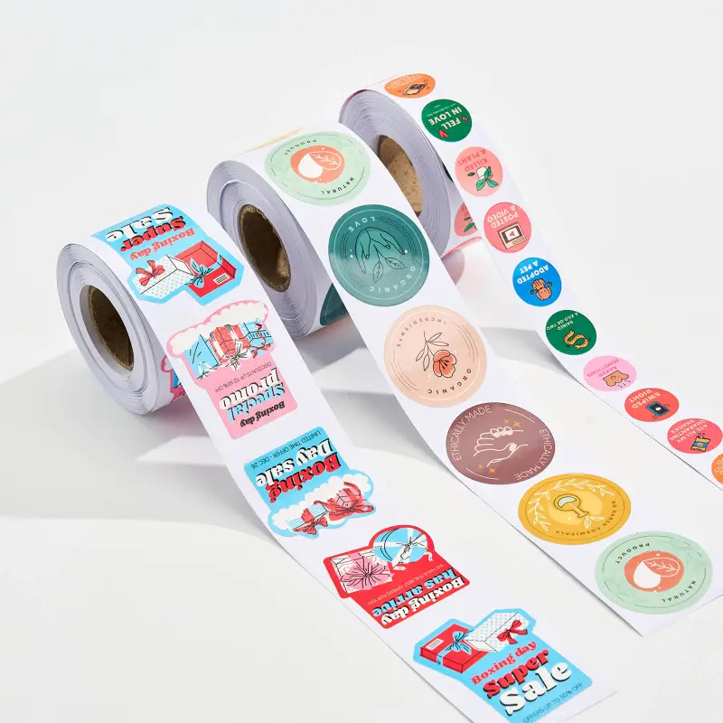ロールシール Multiple Design Roll Labels - Custom Product Labels | RacetopPrint
