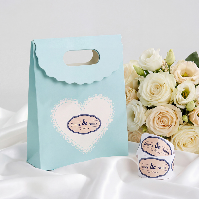 Oval Scalloped Labels-SPU