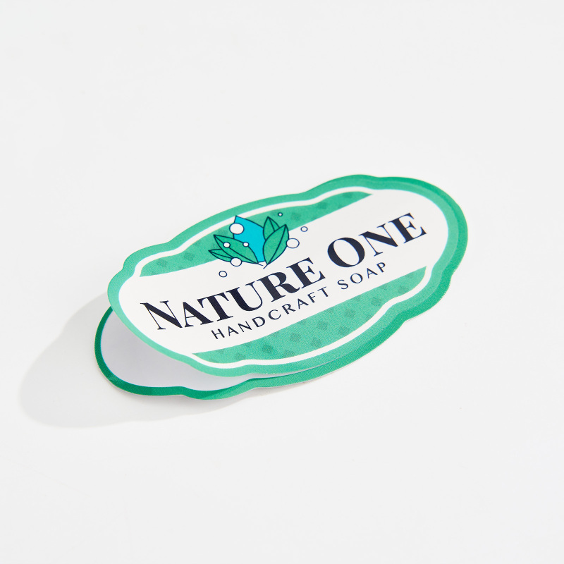 Oval Scalloped Labels-SPU