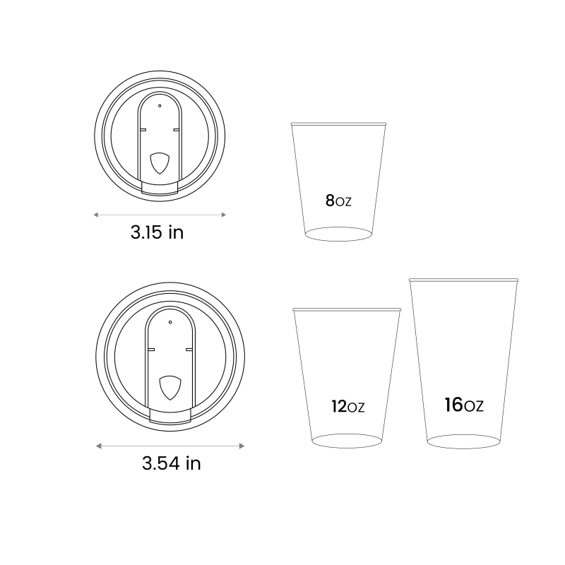 PP Multifunctional Cup Lid