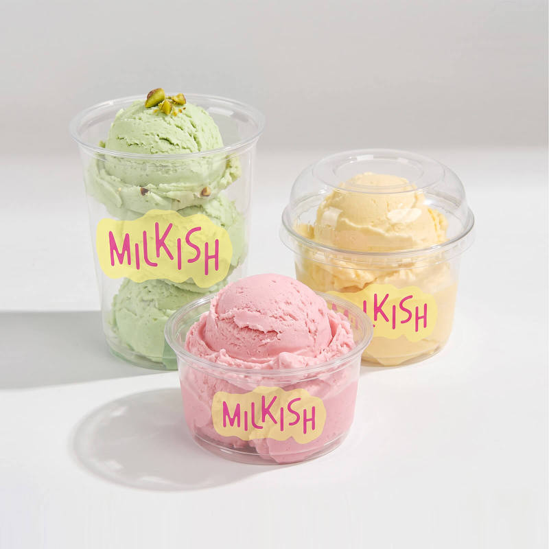 Plastic Ice Cream & Desserts Cups-SPU