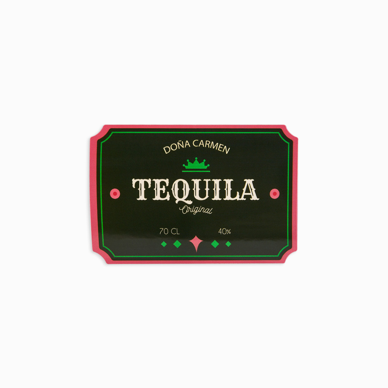 Rectangle Scalloped Labels-SPU