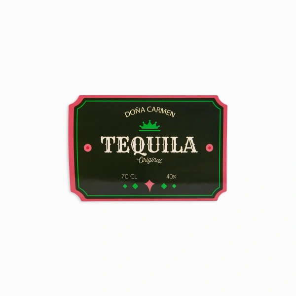 Rectangle Scalloped Labels