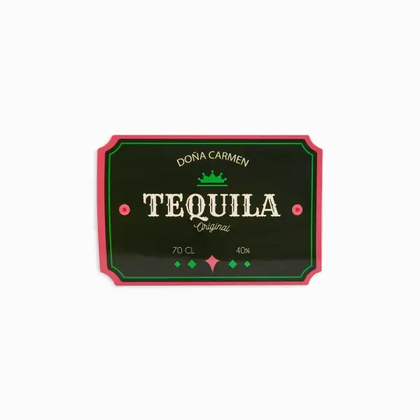 Rectangle Scalloped Labels
