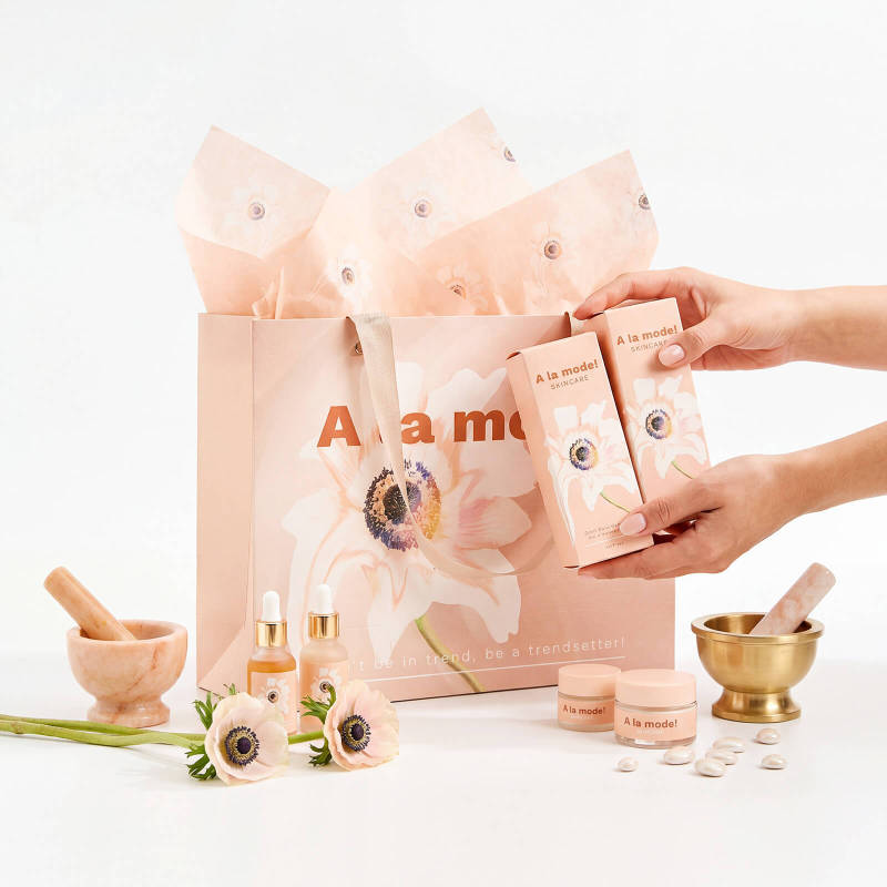Riveted gift bags