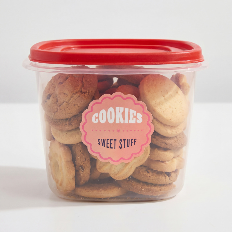 Round Scalloped Labels-SPU