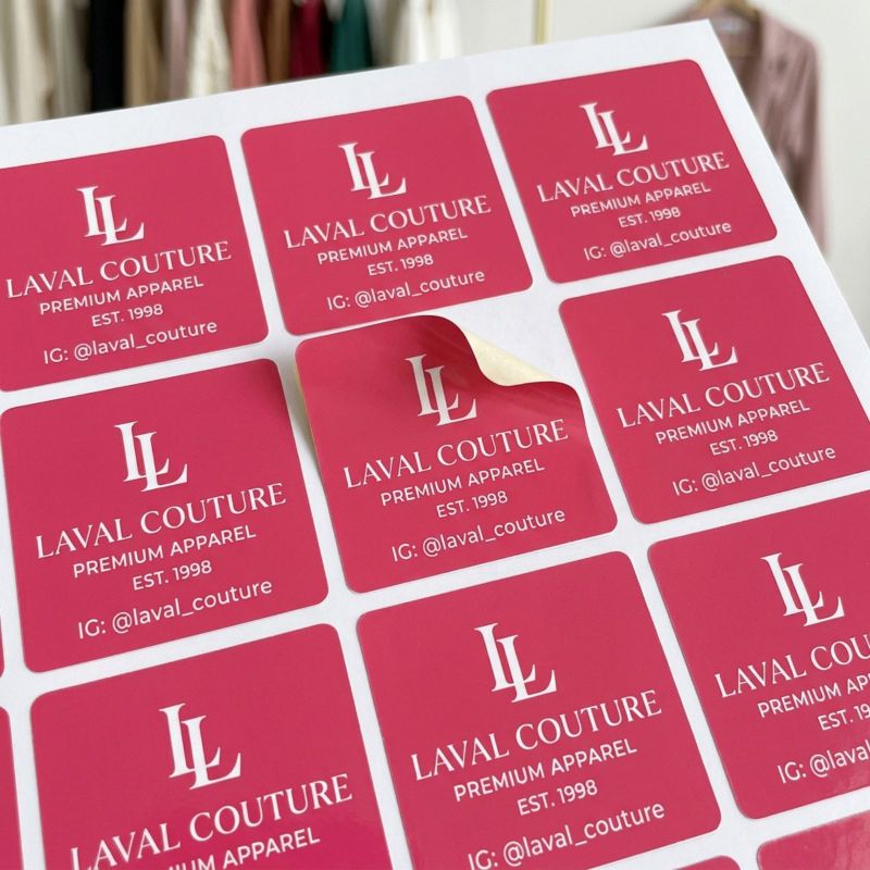 Rounded Square Labels