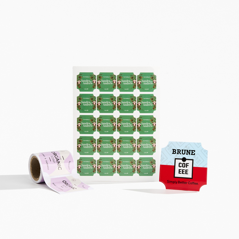Square Scalloped Labels-SPU