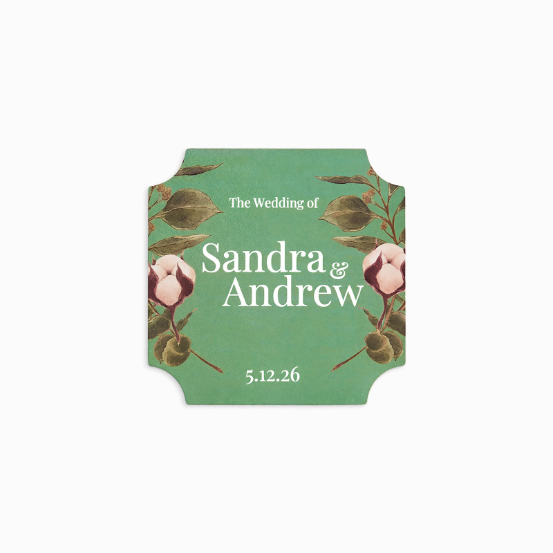 Square Scalloped Labels-SPU