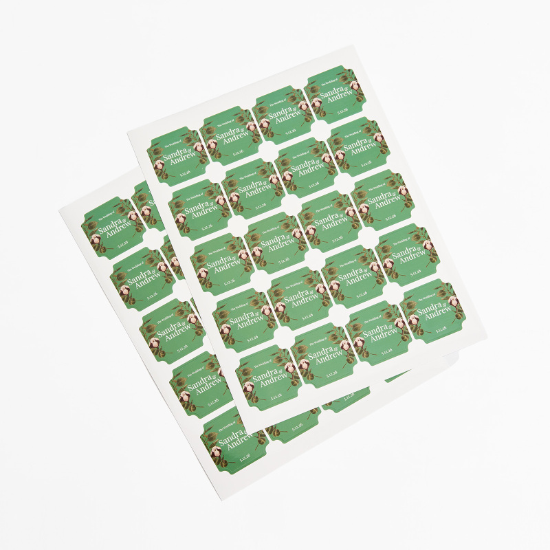 Square Scalloped Labels-SPU