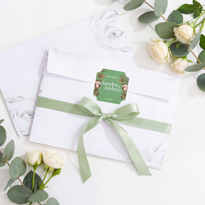 Square Scalloped Labels-SPU