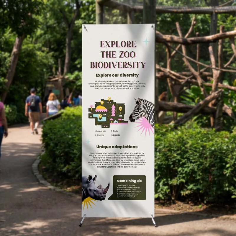 Adjustable X Banner Stands-SPU RacetopPrint