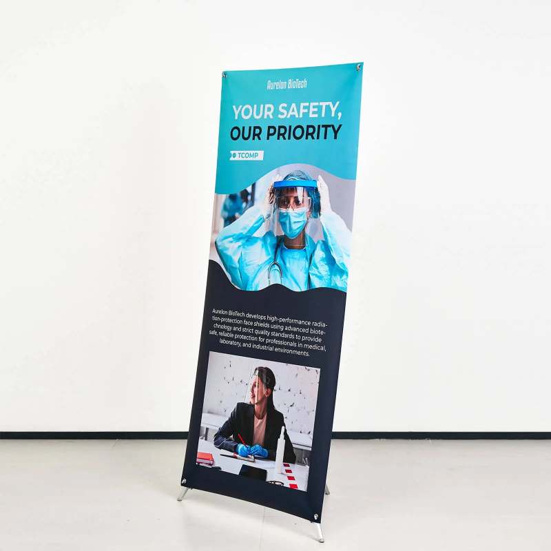 Adjustable X Banner Stands-SPU RacetopPrint