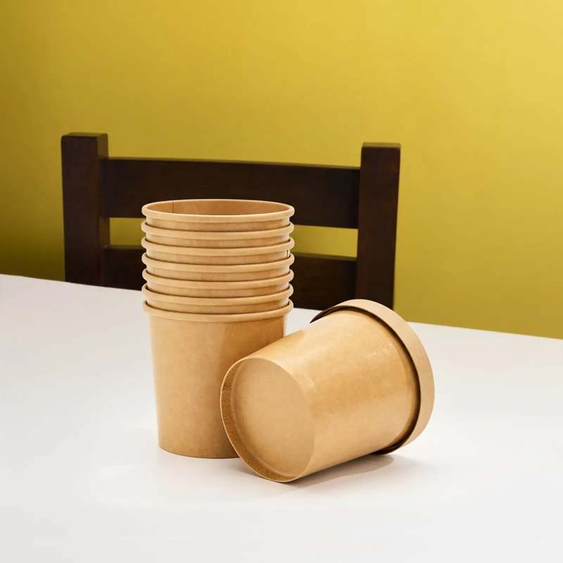 Blank Recyclable Paper Food Containers-SPU RacetopPrint