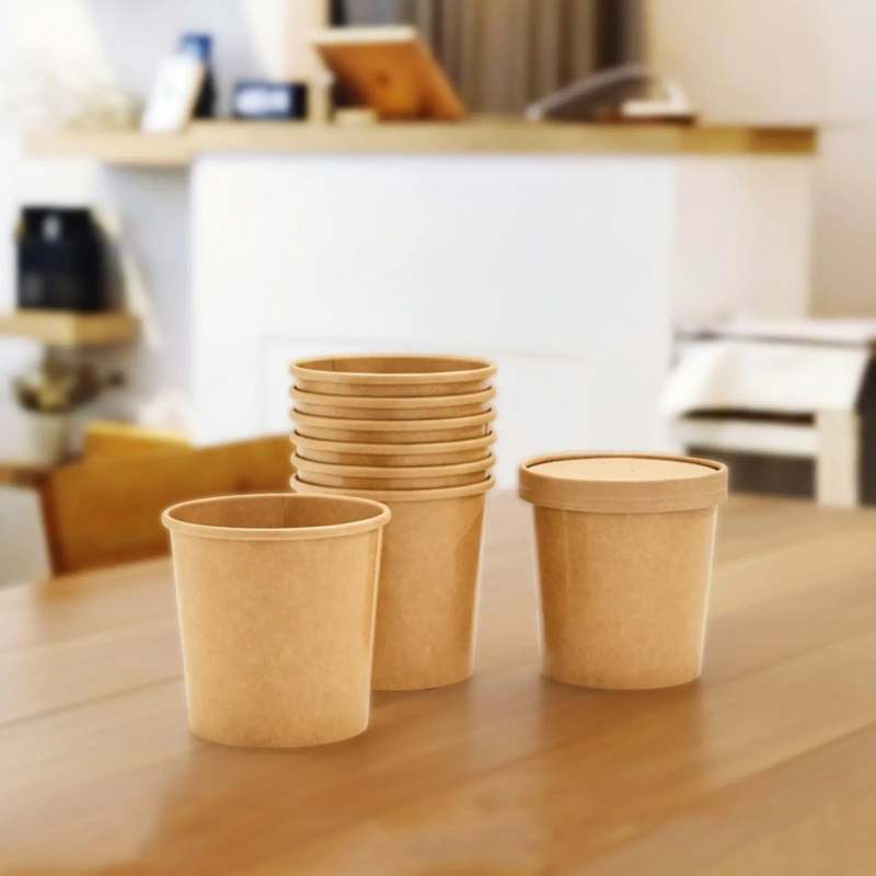 Blank Recyclable Paper Food Containers-SPU RacetopPrint