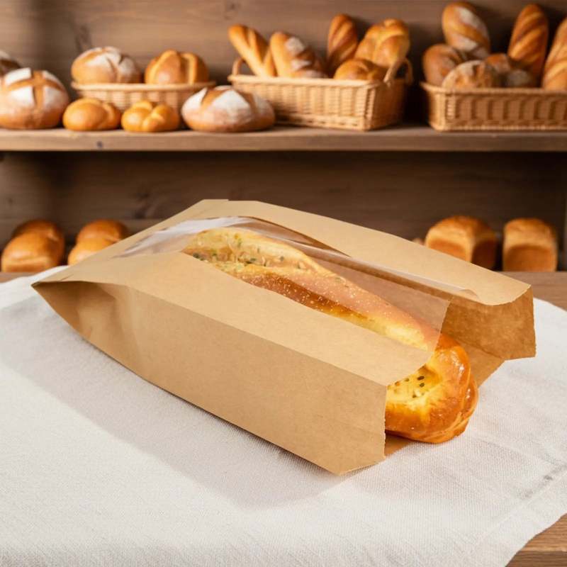 Bread Bag with Window-SPU RacetopPrint
