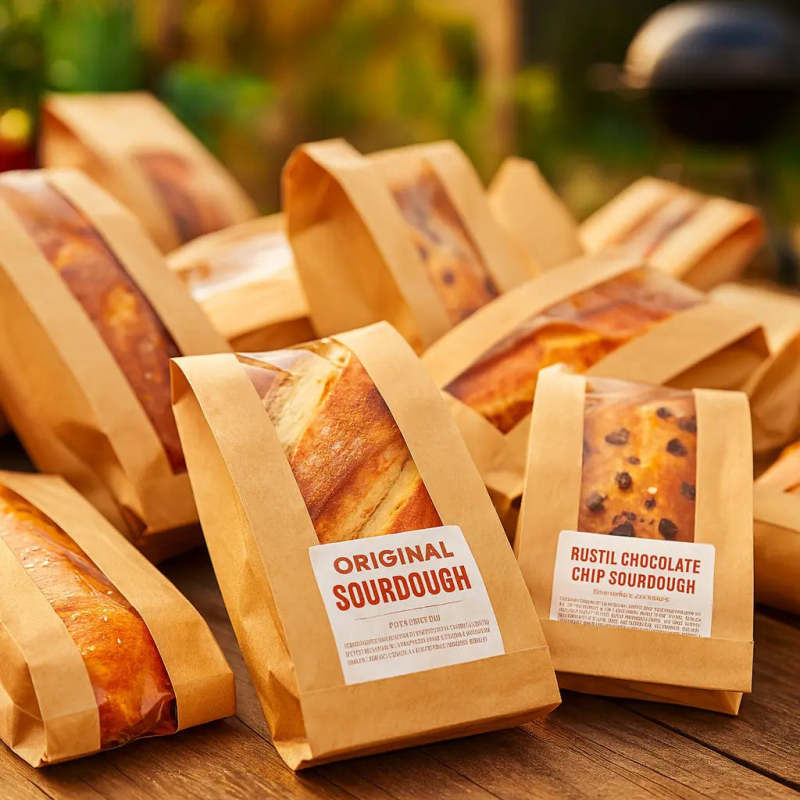 Bread Bag with Window-SPU RacetopPrint