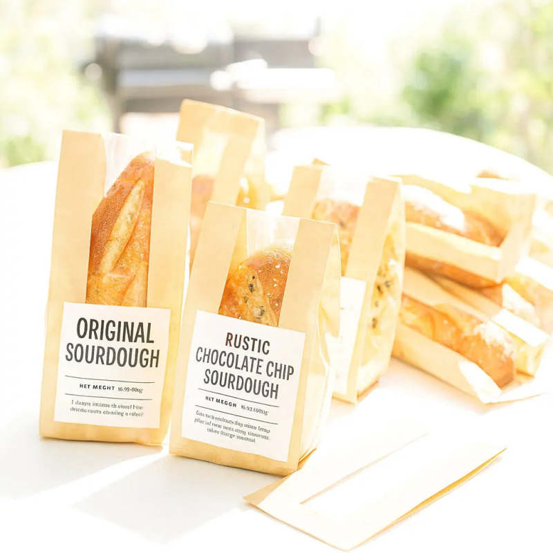 Bread Bag with Window-SPU RacetopPrint
