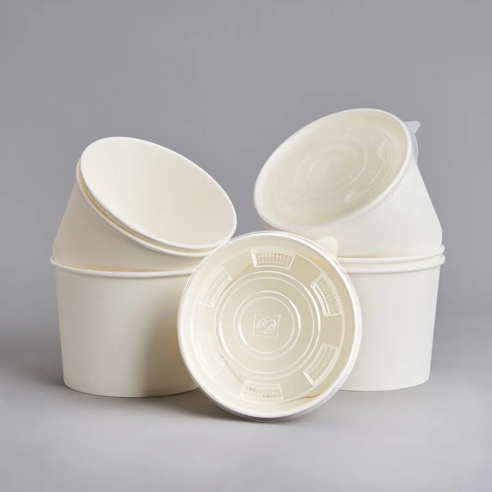 Cowea Raxe Cups Clear Lids for Food Cups- Spill-Proof & Freezer Safe | RacetopPrint