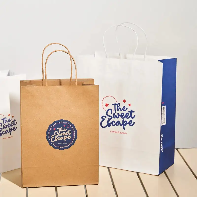 4-Side Printed Shopping Bags - Custom Printed Grocery Bags for Retail ...