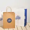 Custom 4-Side Printing Shopping Bags---Leaf & Grain RacetopPrint