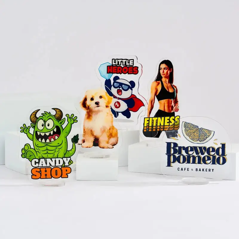 Custom Acrylic Standees – Any Shape, Any Size & Full Color Printing ...
