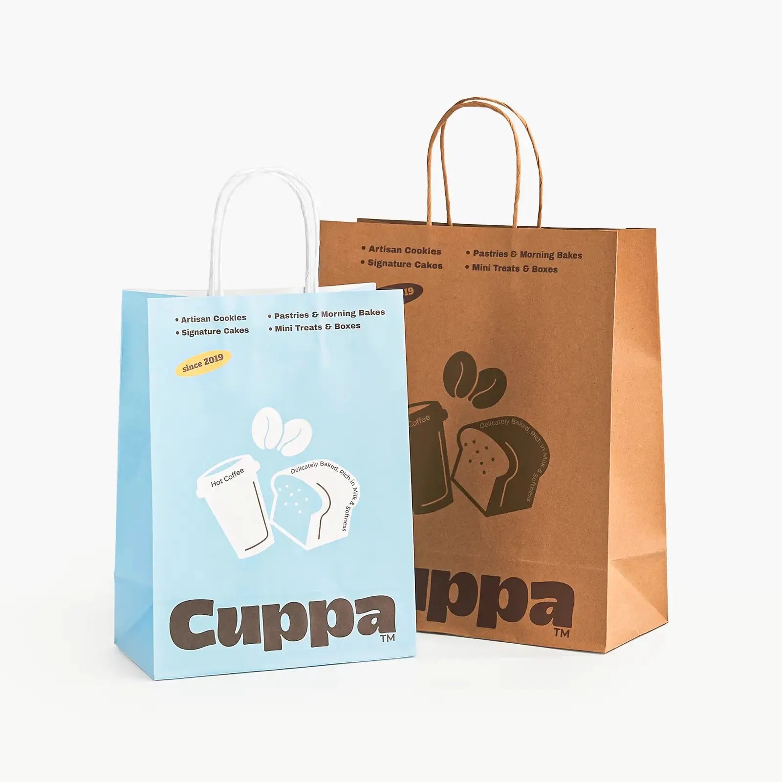 Custom Twisted Handle Paper Bags