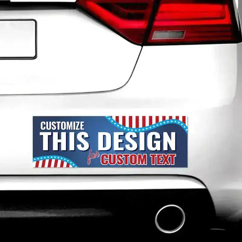 Custom Bumper Stickers – Durable & Scratch-Resistant | RacetopPrint