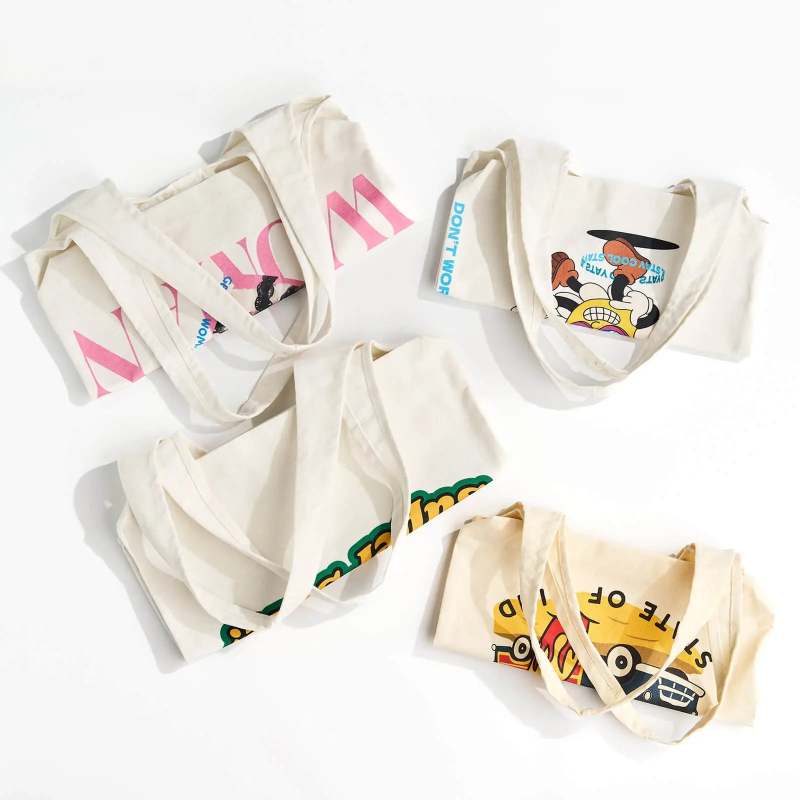 Custom Canvas Vest Shopping Bags-SPU RacetopPrint