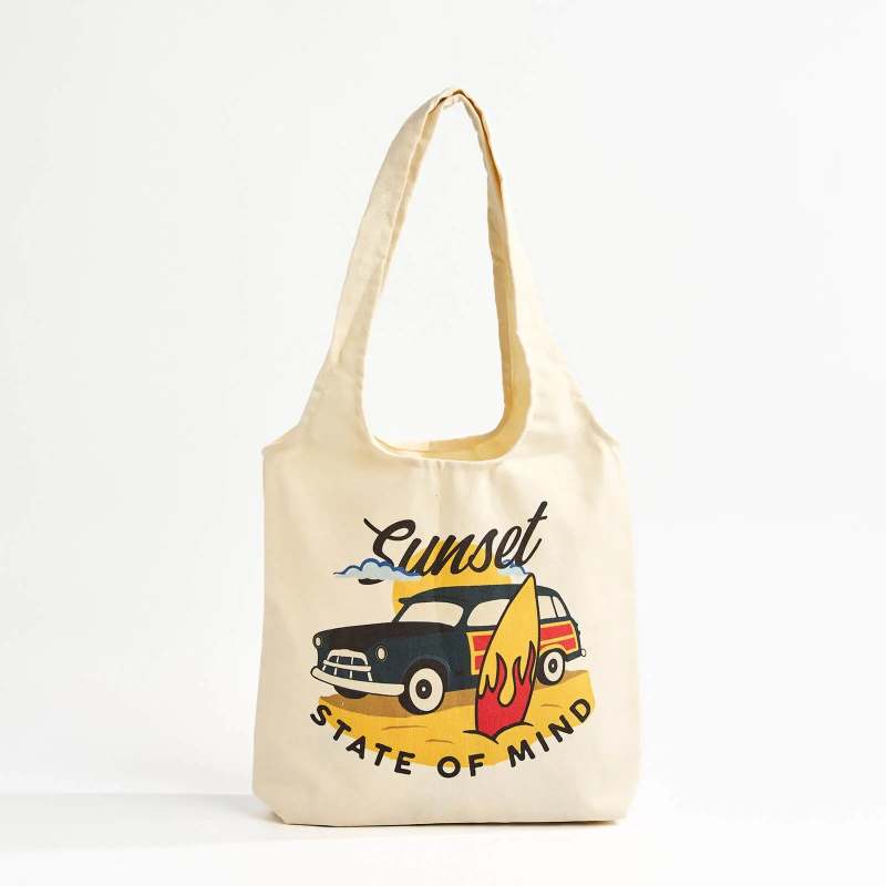 Custom Canvas Vest Shopping Bags-SPU RacetopPrint